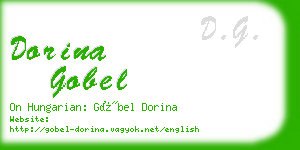 dorina gobel business card